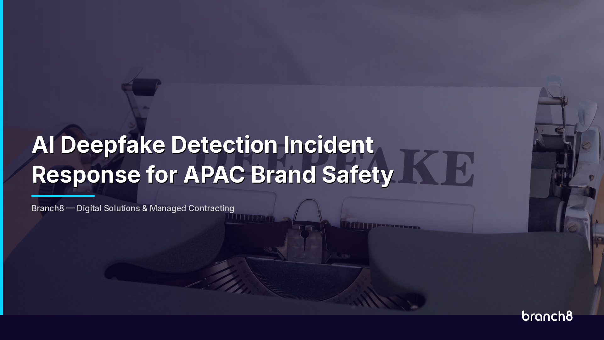 AI Deepfake Detection Incident Response for APAC Brand Safety - Hero Image