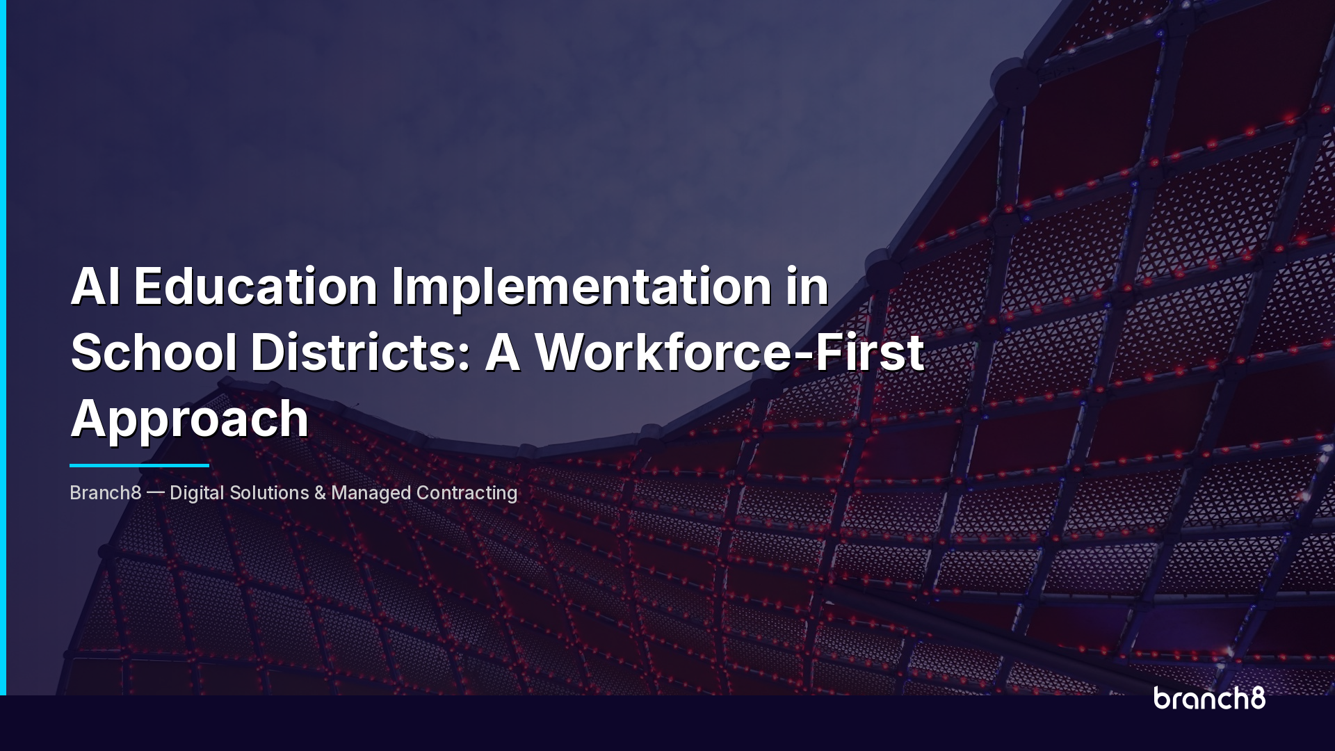 AI Education Implementation in School Districts: A Workforce-First Approach - Hero Image