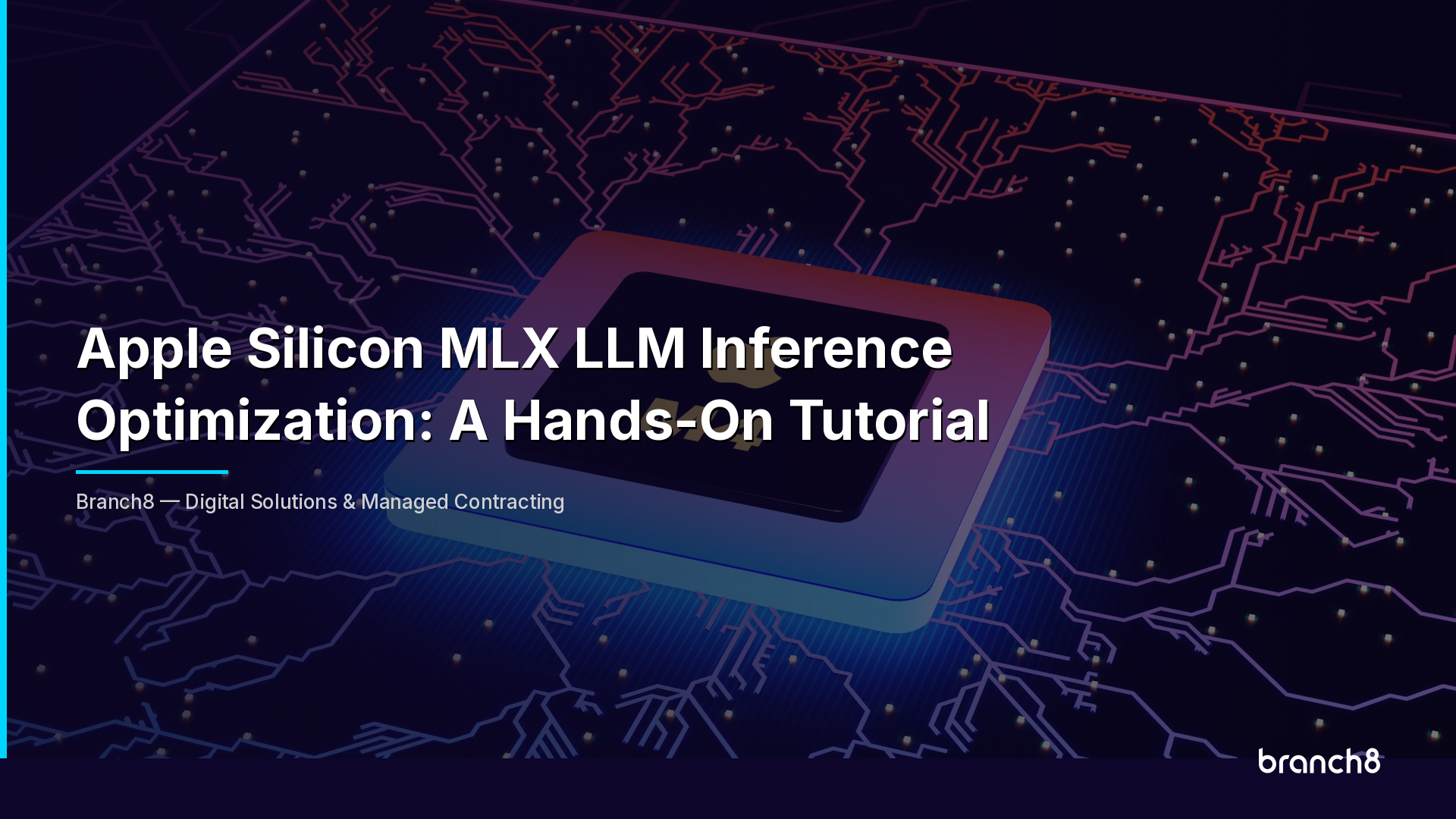 Apple Silicon MLX LLM Inference Optimization: A Hands-On Tutorial - Hero Image