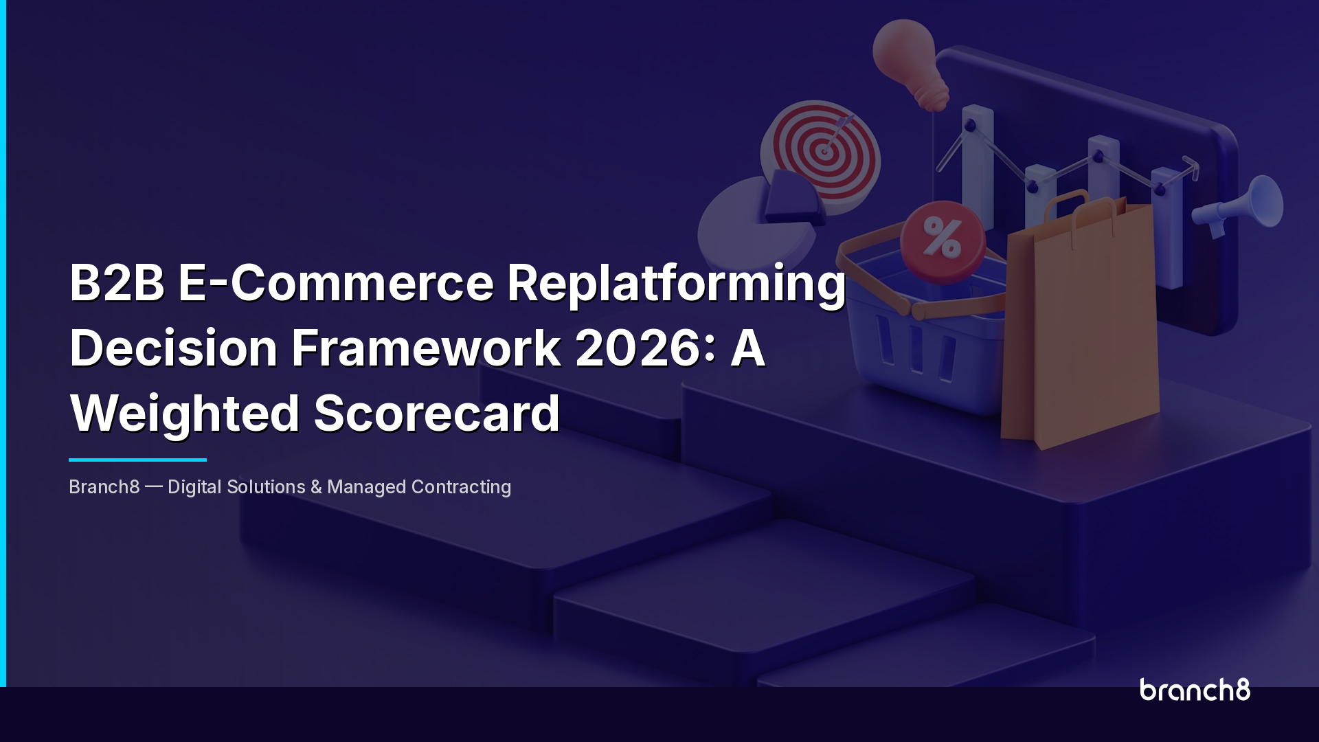 B2B E-Commerce Replatforming Decision Framework 2026: A Weighted Scorecard - Hero Image