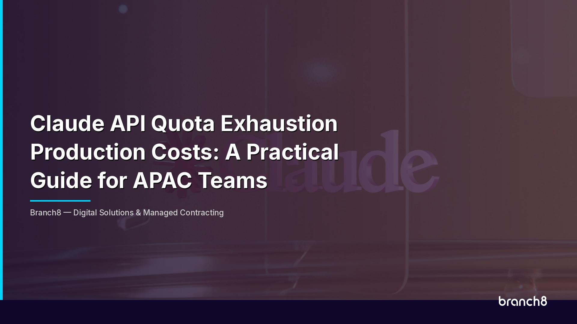 Claude API Quota Exhaustion Production Costs: A Practical Guide for APAC Teams - Hero Image