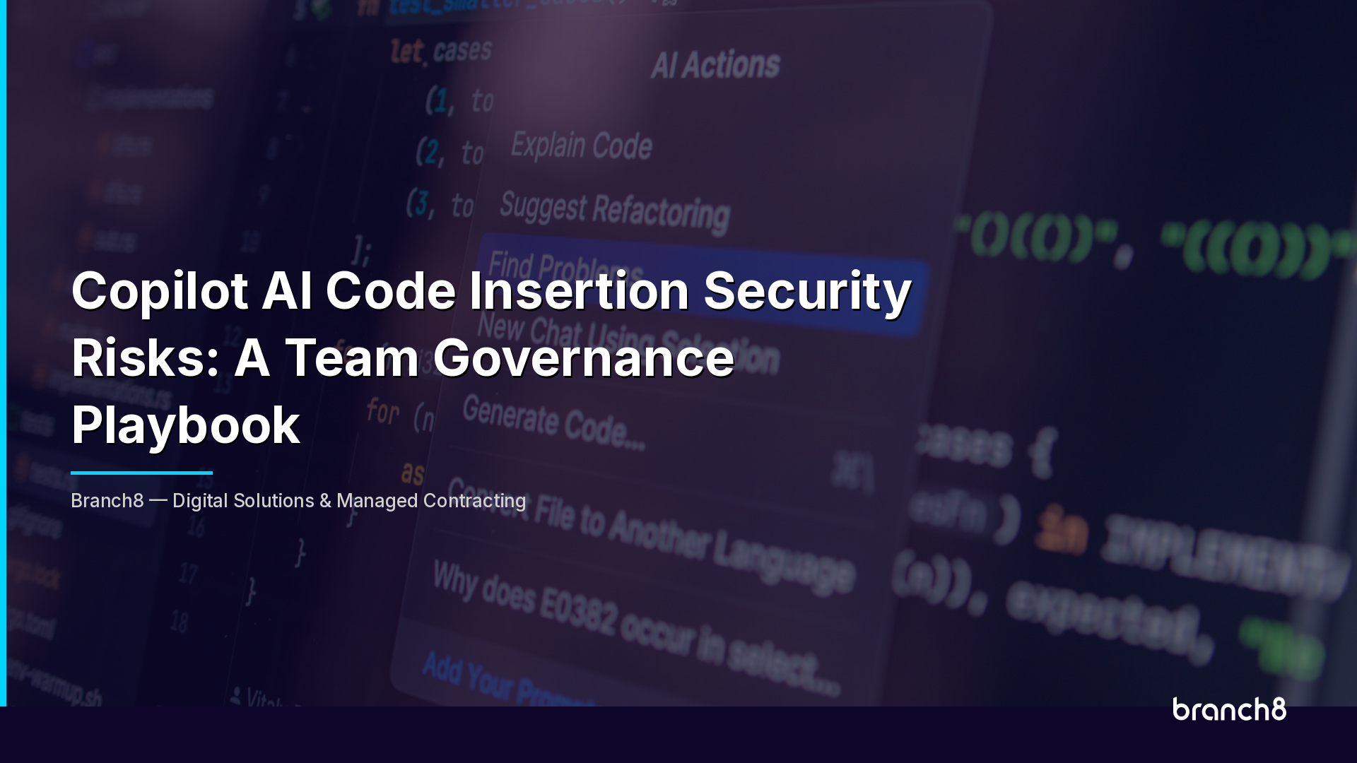 Copilot AI Code Insertion Security Risks: A Team Governance Playbook - Hero Image