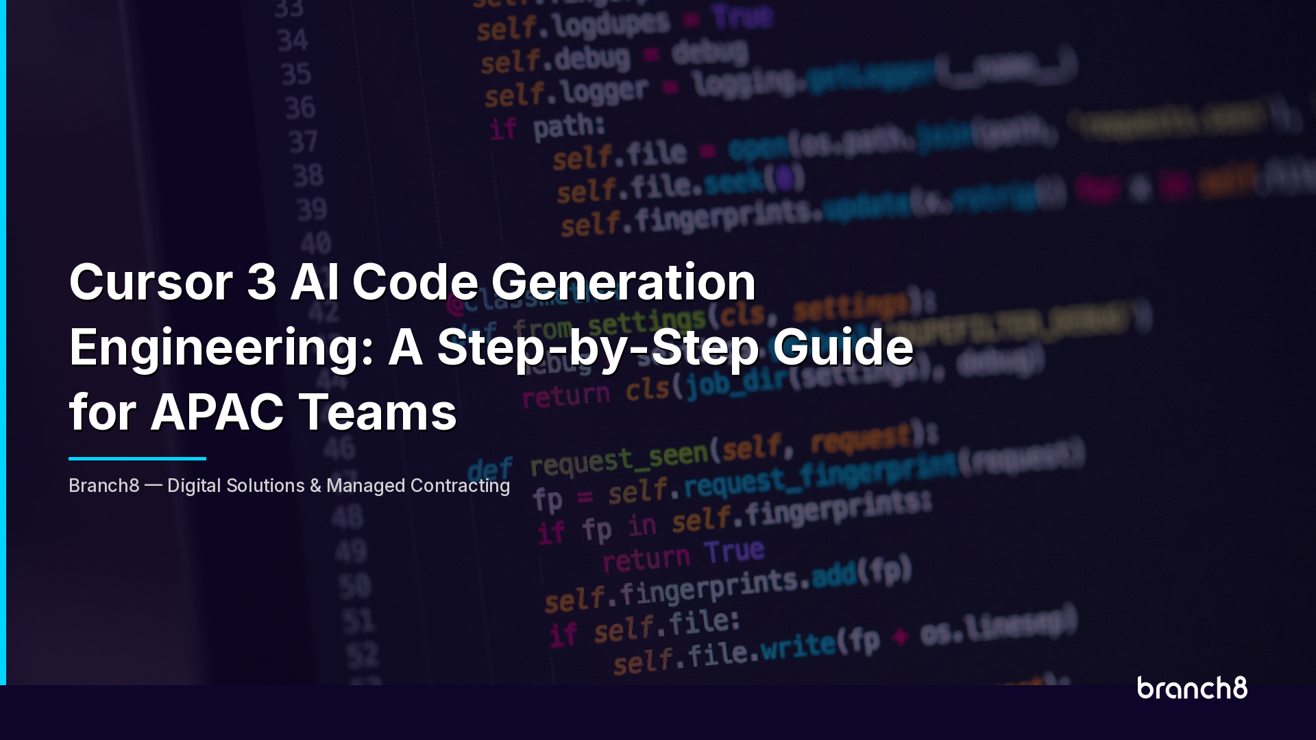 Cursor 3 AI Code Generation Engineering: A Step-by-Step Guide for APAC Teams - Hero Image