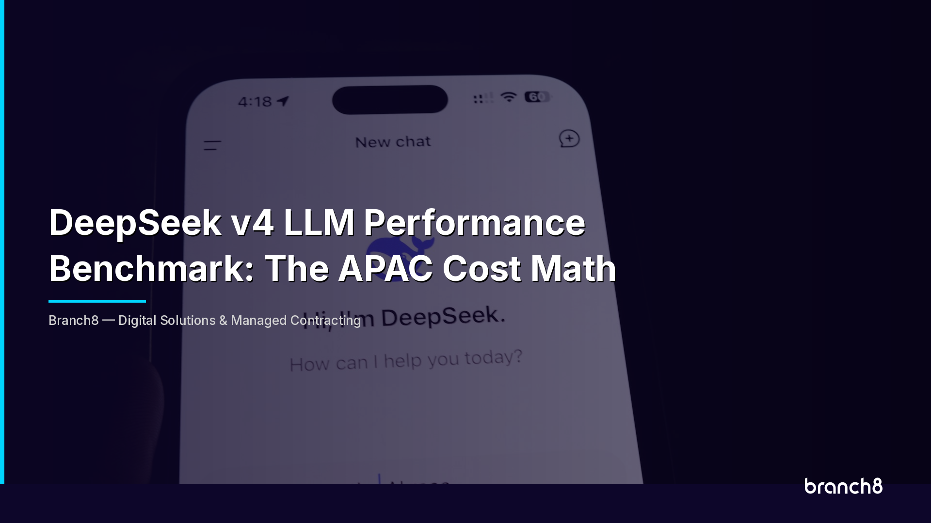 DeepSeek v4 LLM Performance Benchmark: The APAC Cost Math - Hero Image