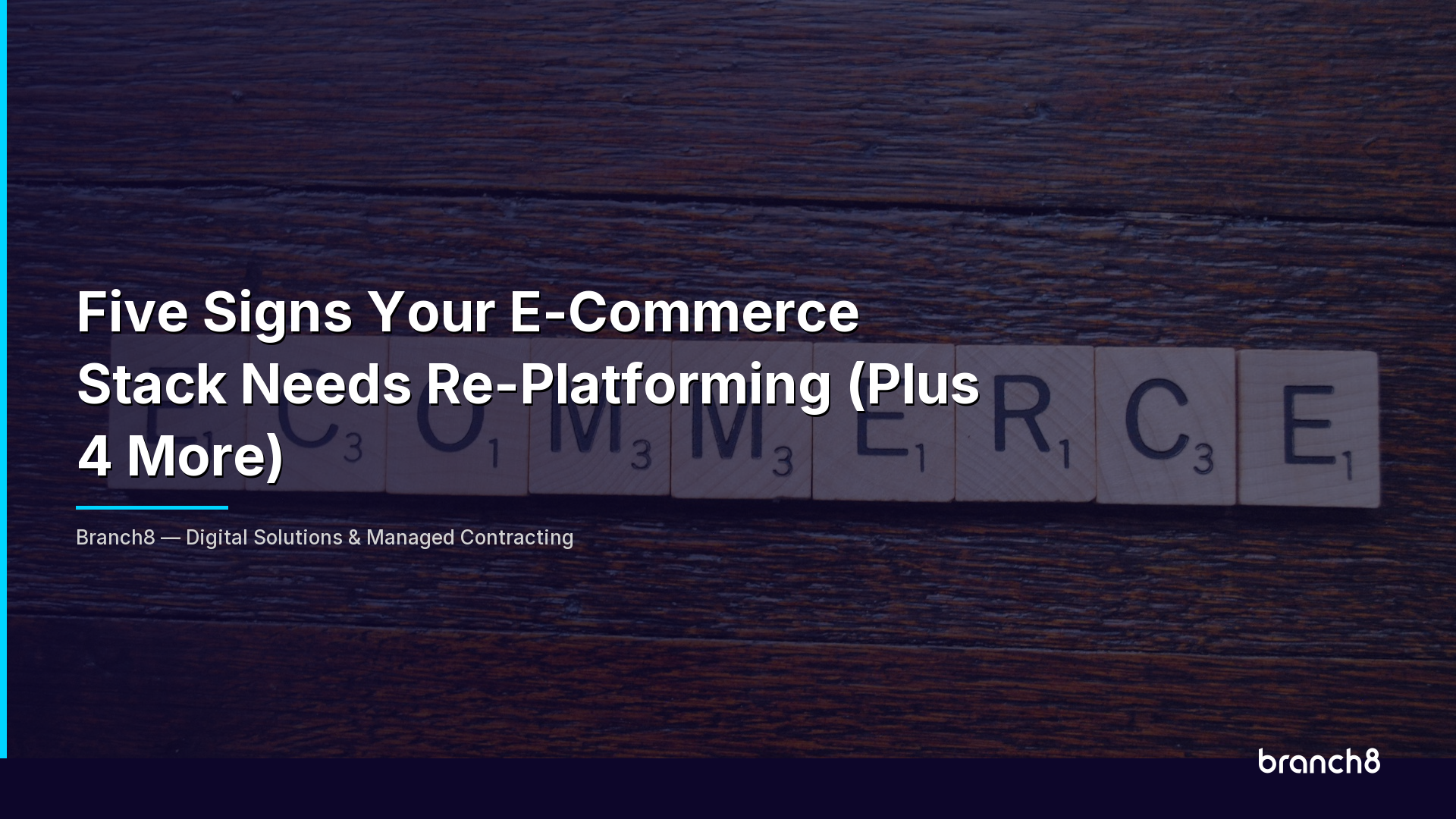 Five Signs Your E-Commerce Stack Needs Re-Platforming (Plus 4 More) - Hero Image