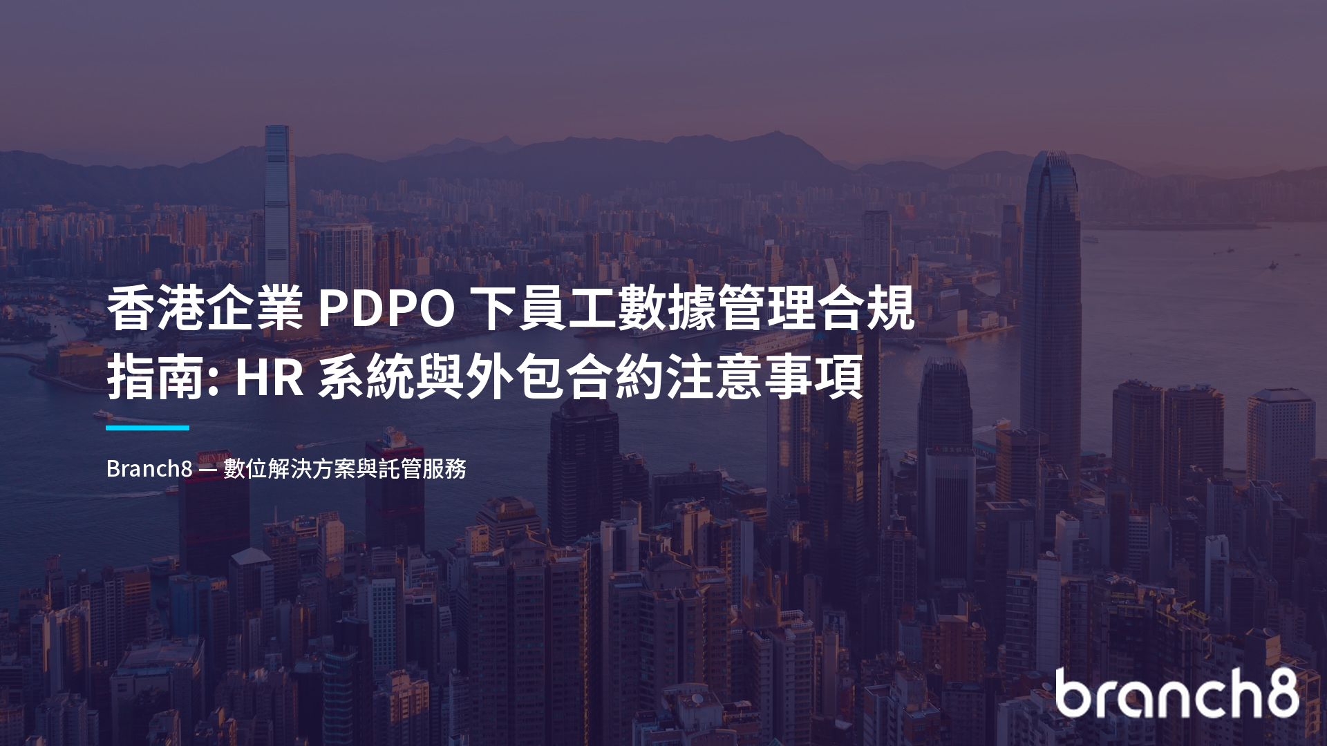 香港企業 PDPO 下員工數據管理合規指南：HR 系統與外包合約注意事項
