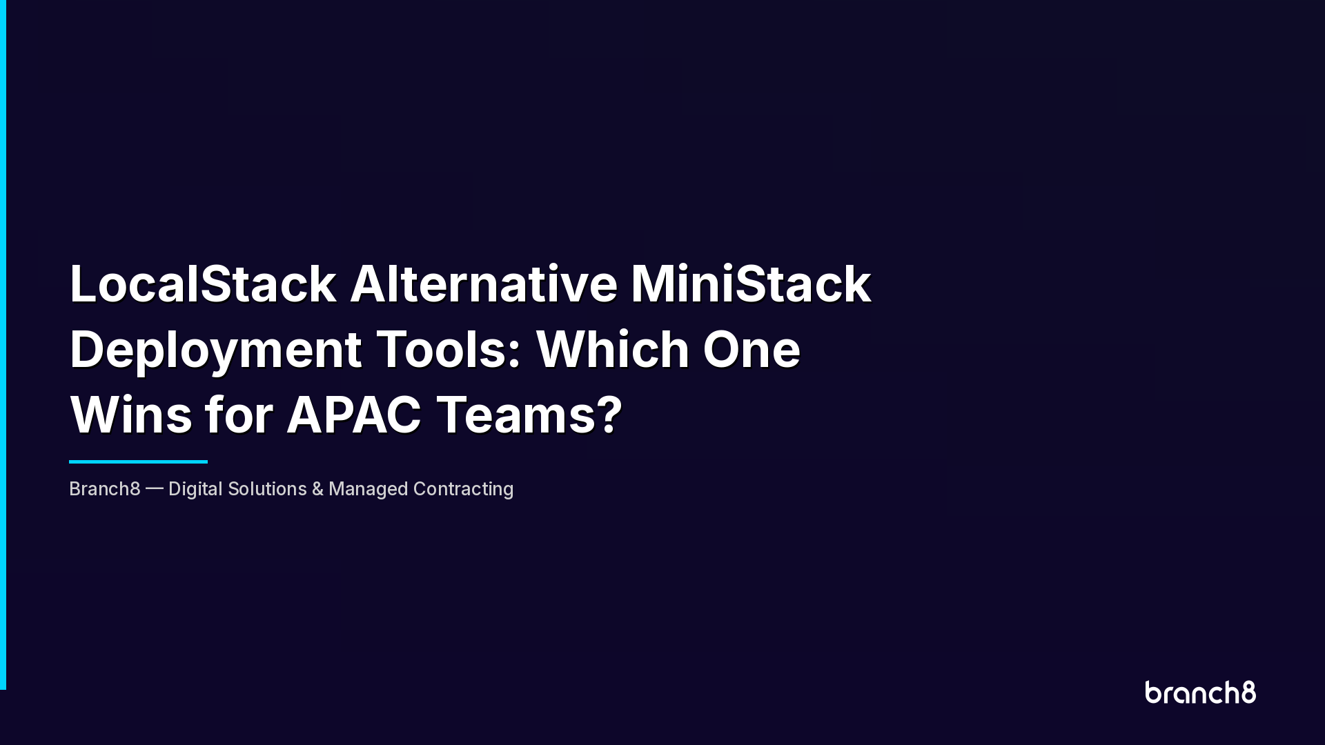 LocalStack Alternative MiniStack Deployment Tools: Which One Wins for APAC Teams? - Hero Image