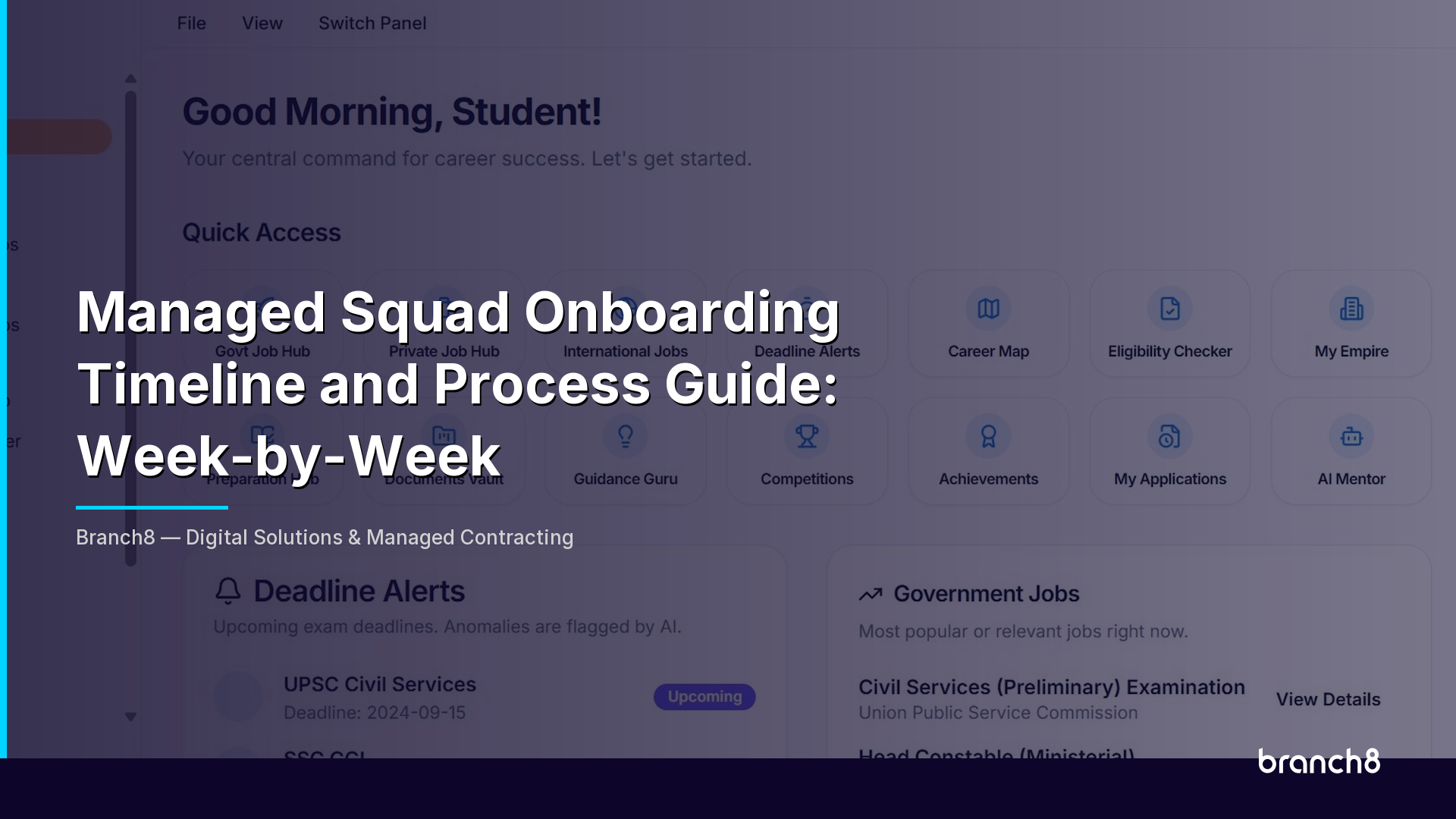 Managed Squad Onboarding Timeline and Process Guide: Week-by-Week - Hero Image