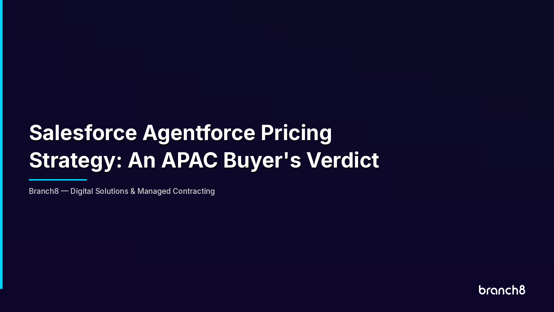Salesforce Agentforce Pricing Strategy: An APAC Buyer's Verdict - Hero Image
