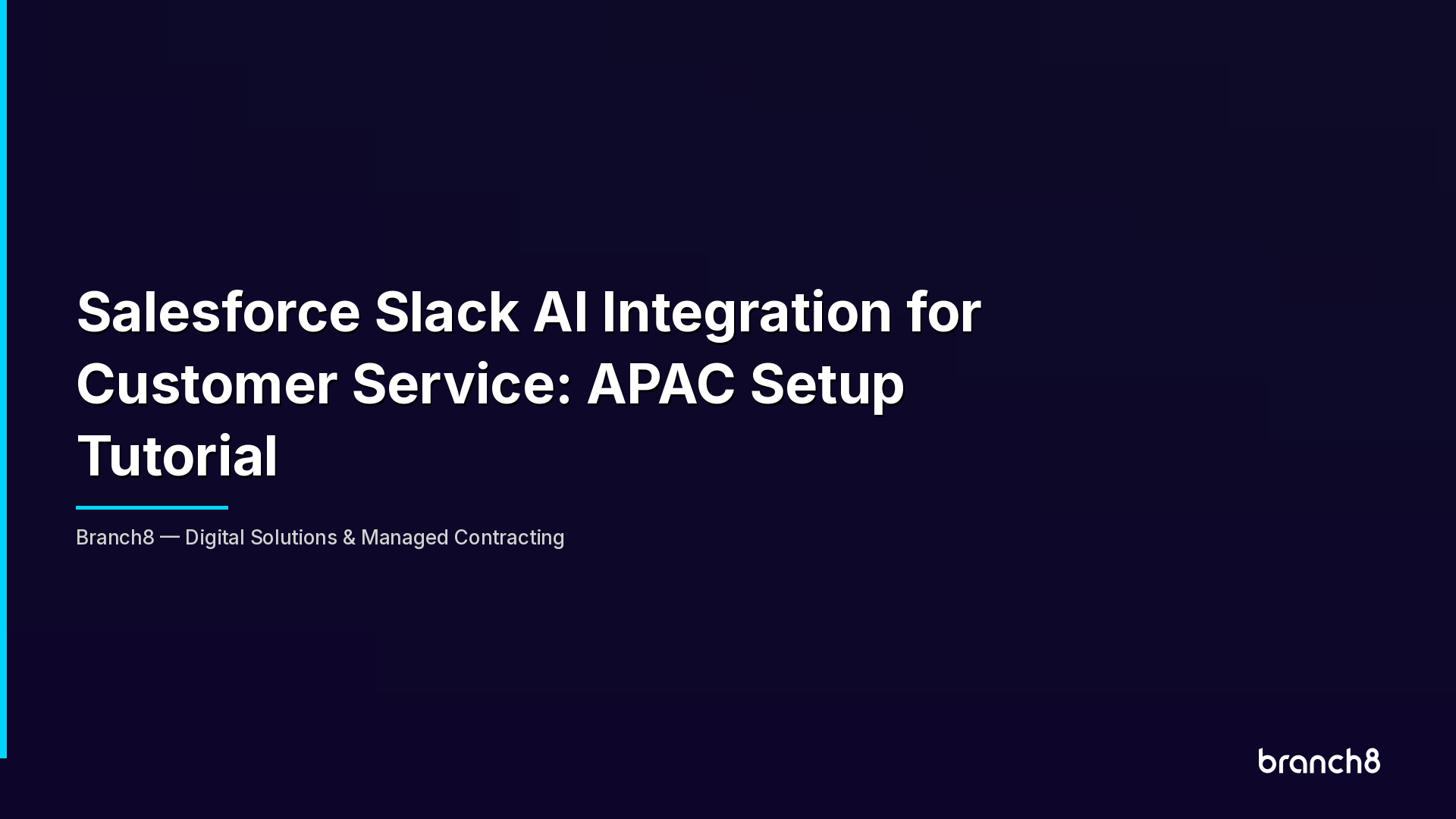 Salesforce Slack AI Integration for Customer Service: APAC Setup Tutorial - Hero Image
