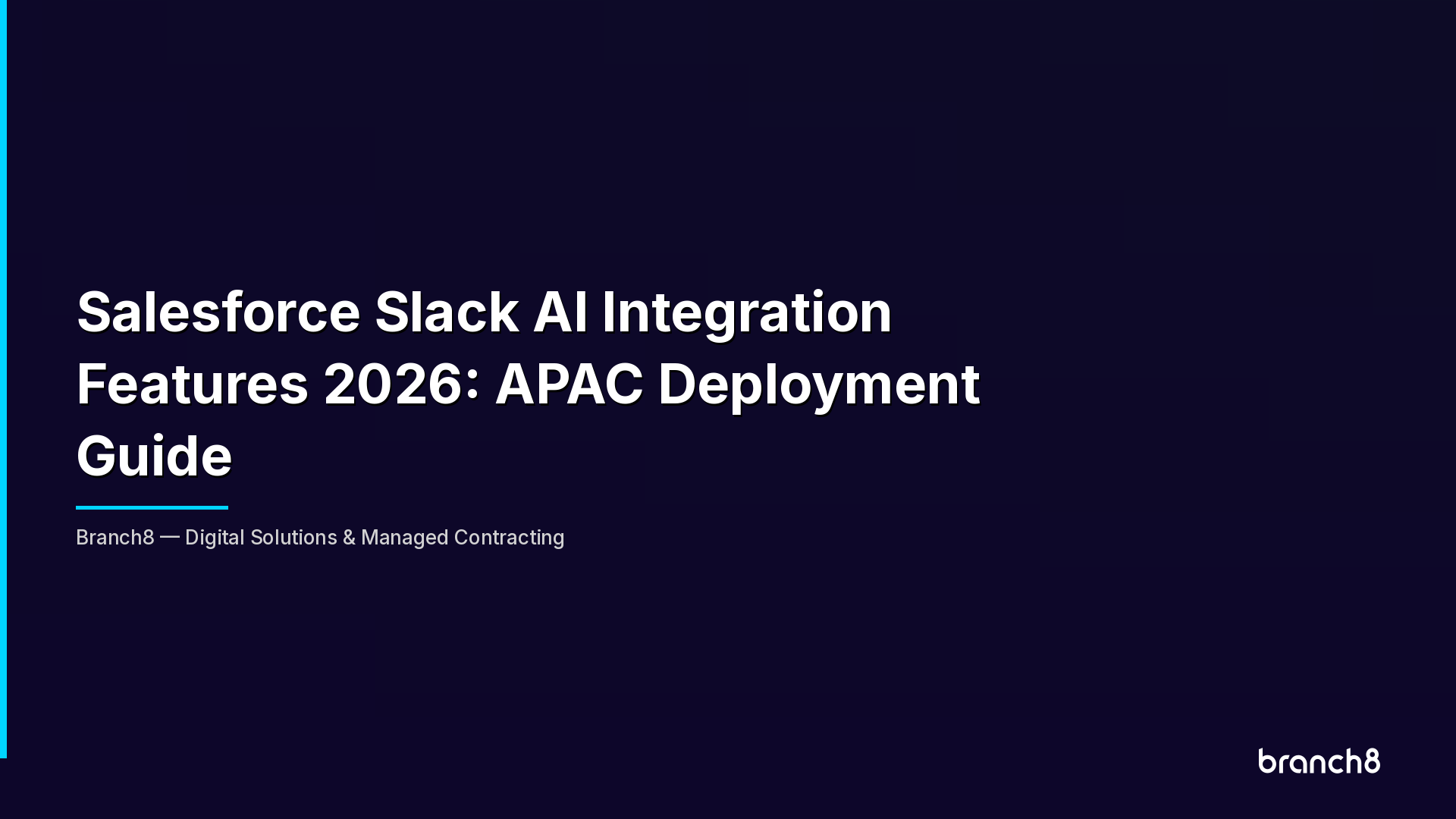 Salesforce Slack AI Integration Features 2026: APAC Deployment Guide - Hero Image