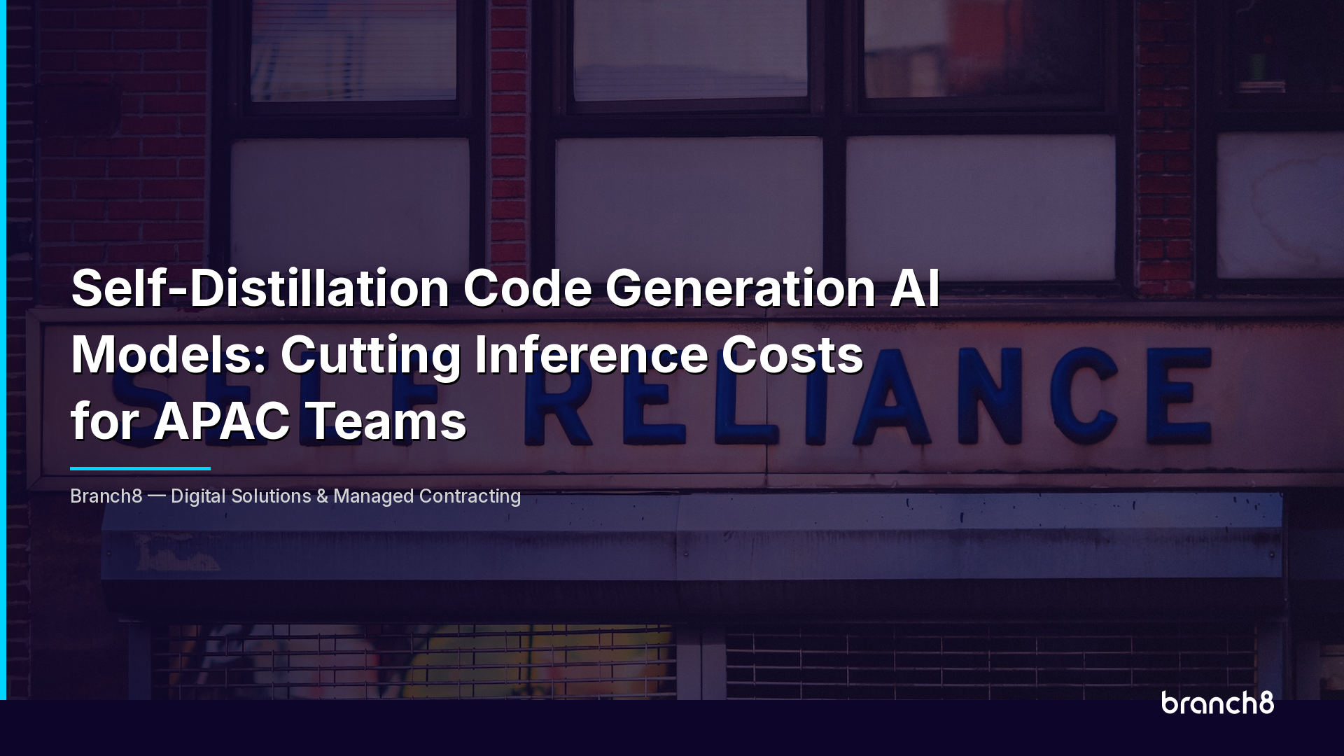 Self-Distillation Code Generation AI Models: Cutting Inference Costs for APAC Teams - Hero Image