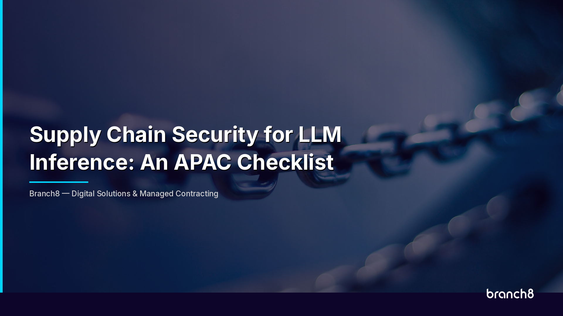 Supply Chain Security for LLM Inference: An APAC Checklist - Hero Image