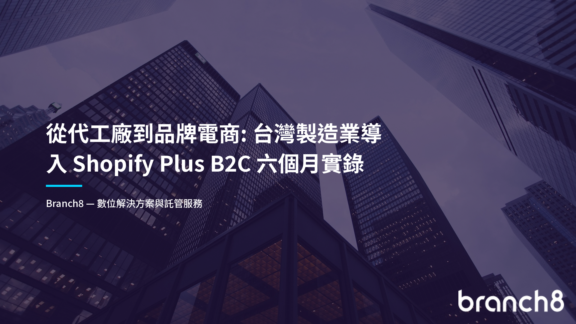 從代工廠到品牌電商：台灣製造業導入 Shopify Plus B2C 六個月實錄
