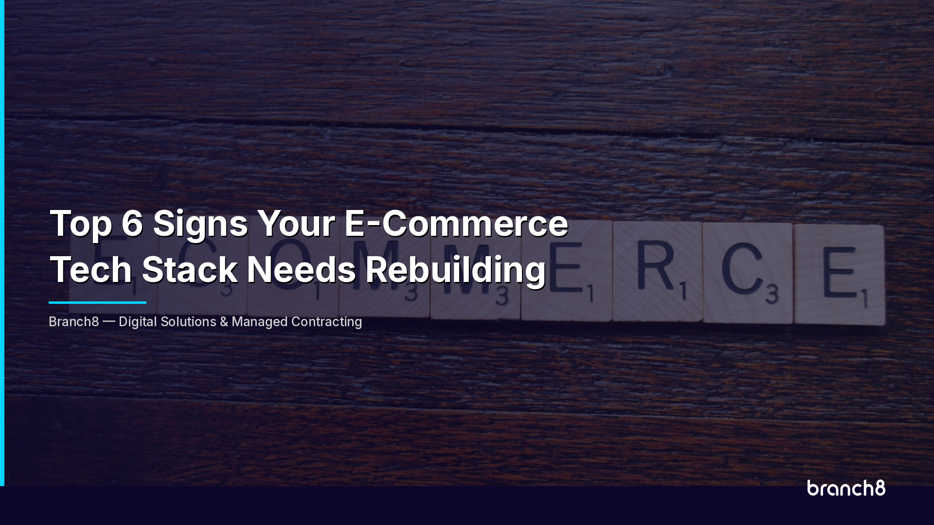 Top 6 Signs Your E-Commerce Tech Stack Needs Rebuilding - Hero Image